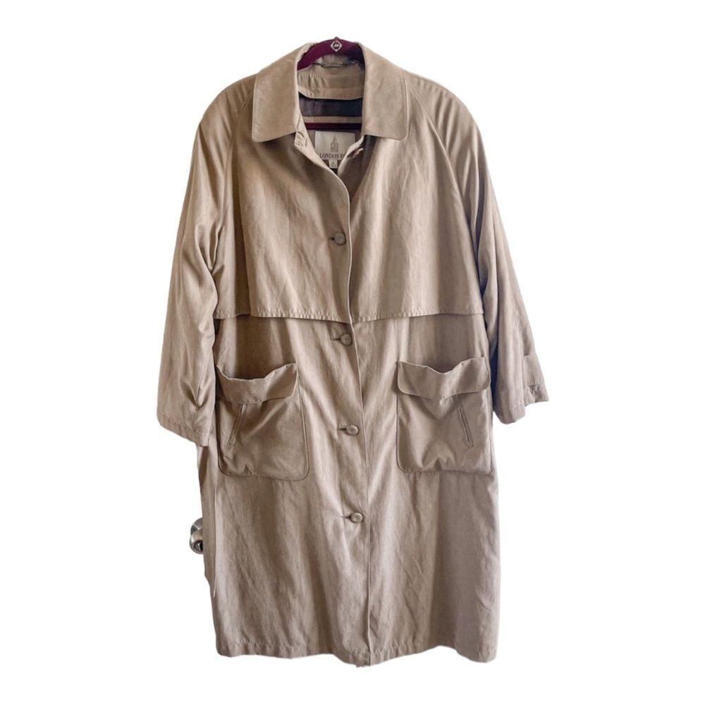 London Fog Tan Trench Coat